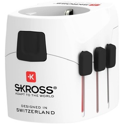 SKROSS »Weltreiseadapter World Adapter Pro Light USB« Reiseadapter