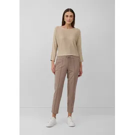 s.Oliver Jogpants aus elastischem Interlockjersey Braun 46