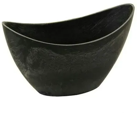 Schiffchen Kunststoff 20x9x11,5cm grau/natur