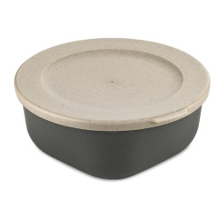 Koziol Frischhaltedose CONNECT BOX mit Deckel, 700 ml, Langlebige Brotdose um Lebensmittel frisch zu halten, Farbe: dunkelgrau