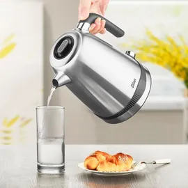 Zilan Edelstahl Wasserkocher 2200 W 40°C-100°C Kapazität: 1,7 L Digitale Temperaturanzeige Warmhaltefunktion