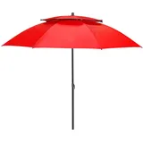 derby® Strandschirm Ø 200 cm rot