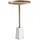 Wohnling WL7.207 Beistelltisch Echter Marmor / Metall 30x30x55 cm