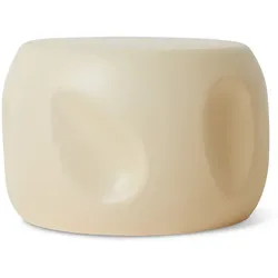 HKliving - Currents Beistelltisch, Ø 50 cm, Keramik shell