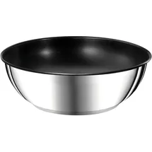 Tefal Ingenio Preference Wok-Pfanne, 26 cm, stapelbar, Edelstahl, sichere Antihaftbeschichtung, Induktion, vielseitig einsetzbar, platzsparend, Tem...