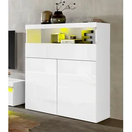 OTTO home Highboard 100 x 121,5 x 40 cm Weiß