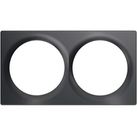 FIBARO Walli Double Cover Plate FG-Wx-PP-0003-8 anthracite, Automatisierung