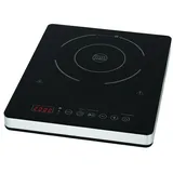 Tarrington House Induktionskochplatte IC2020ABS, mit LED-Anzeige, 31 x 38 x 4,5 cm, 220-240 V, schwarz