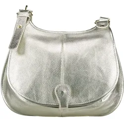 Hausfelder Manufaktur Satteltasche Metallic Gold Damen 