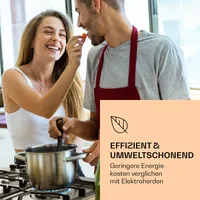 Ignito Chef Edition 5 Zonen Gaskochfeld 5-flammig Sabaf-Brenner Glaskeramik