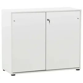 MÖBELPARTNER Serie 400 Aktenschrank 100,1 x 41,0 x 83,6 cm weiß