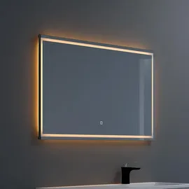 SoGood dopporo Badspiegel mit Beleuchtung 120x70cm LED Badezimmerspiegel Wandspiegel dimmbar mit Touch Bedienung Beschlagfrei LED-Spiegel-02