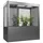 Biohort Gewächshaus Florentina Maxi 2 m x 1 m Quarzgrau-Metallic