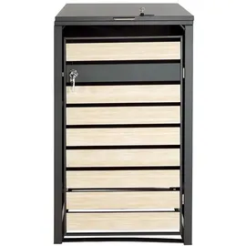 Proregal Mülltonnenbox XL 117 x 73 x 98 cm hellbraun