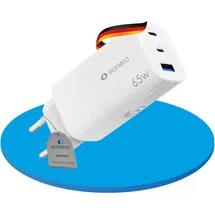Sonero USB-C & USB-A Ladegerät, 3 Port 65W PD - weiß