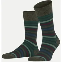 Falke Tinted Stripe Socken 39-42 Grün/Schwarz 39-42