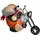 Seiffener Volkskunst eG Kugelräucherfigur Biker 10 cm mehrfarbig