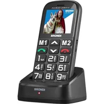 Brondi Amico Unico+, Balken, Dual-SIM, 5,08 cm (2"), 1,3 MP, 800 mAh, Schwarz