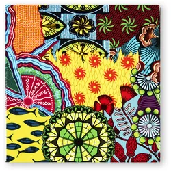 Excelsa Untersetzer Afrika Keramik 15 Cm Bunt