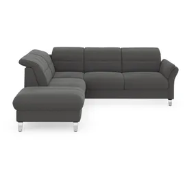sit&more Ecksofa »Grenoble L-Form mit Federkern« wahlweise mit Bettfunktion, Bettkasten, Arm- und Kopfteilverstellung