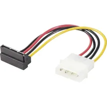 Renkforce Strom Adapter [1x IDE-Strom-Stecker 4pol. - 1x SATA-Strom-Buchse 15pol.] 0.15 m Schwarz, Rot, Gelb