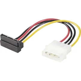 Renkforce Strom Adapter [1x IDE-Strom-Stecker 4pol. - 1x SATA-Strom-Buchse 15pol.] 0.15 m Schwarz, Rot, Gelb