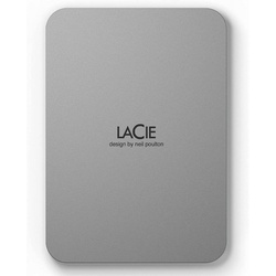 LaCie Mobile Drive 4 TB – externe Festplatte – USB-C – grau externe HDD-Festplatte 2,5 Zoll“ grau