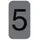 Exacompta Hinweisschild 67185E Grau 2,5 x 4,4 cm