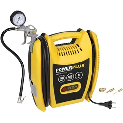 PowerPlus POWX1705 Druckluft Kompressor ölfrei tragbar 1100W max. 8 bar