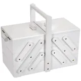 Prym 612580 Nähkasten Holz M weiß