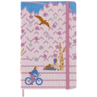 Moleskine Limited Edition Notebook Sakura, Large, Ruled, Bicycle, Canvas