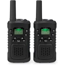 Nedis Wltk0610bk Walkie-talkie 2 Einheiten - Black - One Size