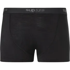 super.natural Herren Tundra175 2er Pack Unterhosen (Größe M schwarz)