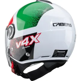 Caberg Riviera V4 X Alpha Weiß/Pink/Rot/Grün M
