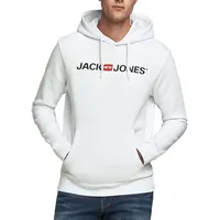JACK & JONES Corp Old Logo Kapuzenpullover White / Detail Regular Fit S