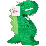 Trendario Pinata Dino Geburtstag, Pinjatta Drache zum Aufhängen, Ideal zum Befüllen mit Süßigkeiten und Geschenken - Piñata Kindergeburtstag Spiel, Geschenkidee, Party, Hochzeit (Dino)