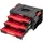 QBRICK Schubladenbox Kunststoff 450 x 310 x 244 mm schwarz/rot bestückt