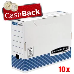 Bankers Box Archivboxen für Ordner 10,8 x 26,5 x 32,7 cm