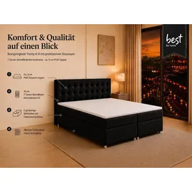 Best For Home Trinity K-9 200 x 200 cm H3 Schwarz