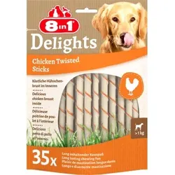 8in1 Delights Twisted Sticks Hähnchen 35 Stück