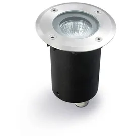 LEDS-C4 Bodeneinbaustrahler Rund Gea GU10 IP67 LEDS-C4 55-9280-CA-37 Silbern - Silber