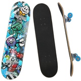 Best Sporting Skateboard A3 "Kid" Ocotopus blue