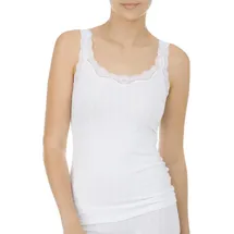 CALIDA Etude Toujours Tank Top Weiß Baumwolle Medium Damen,