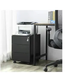 Songmics Rollcontainer 39 x 45 x 55 cm schwarz