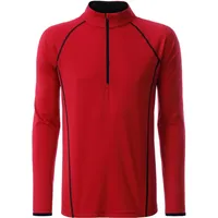 Daiber Funktionsshirt Langarm JN498 & L red/black