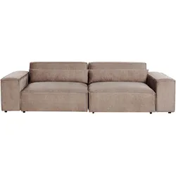 2-Sitzer Sofa hellbraun HELLNAR