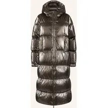 K-Way Funktionsjacke "K-Way Winterjacke RUENNE THERMO PEARLY", Damen, Gr. L, schwarz olive combo, Obermaterial: 100% Nylon. Füllung: 90% Entendaunen, 10% Entenfedern, Jacken Funktionsjacke