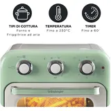 Ariete Vintage Air Fryer Mini-Ofen grün