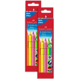 Faber-Castell Jumbo Grip Neon Buntstiftetui 5 St.