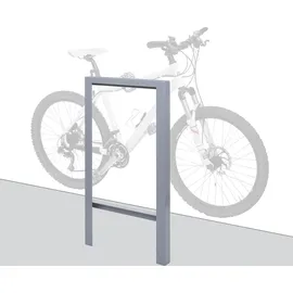 MCW Fahrradbügel MCW-J74 Fahrradständer Anlehnbügel verzinkter Karbonstahl 115x60x6cm grau